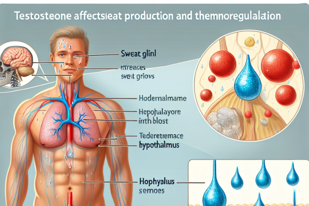 Cómo afecta Testosterona a la sudoración y termorregulación