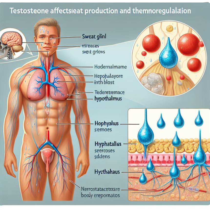 Cómo afecta Testosterona a la sudoración y termorregulación