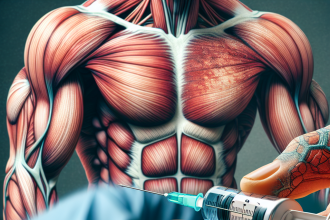 Inyección de estanozolol y congestión muscular duradera