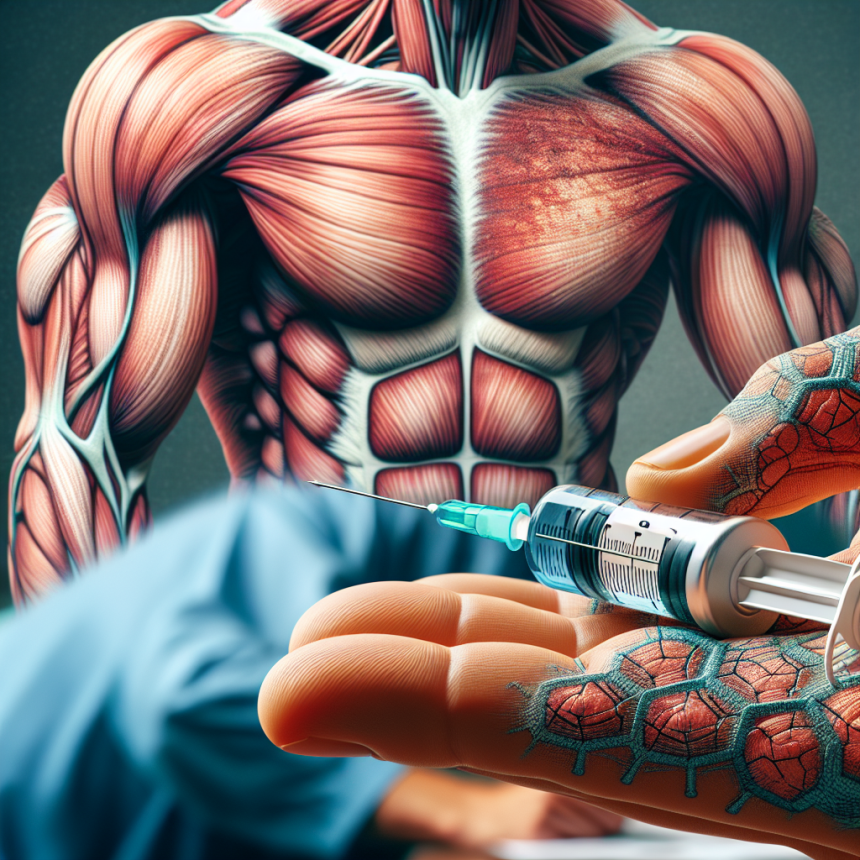 Inyección de estanozolol y congestión muscular duradera