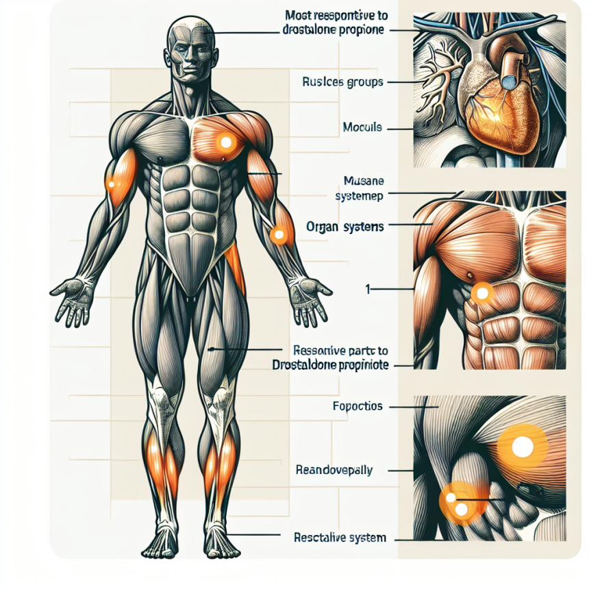 ¿Qué parte del cuerpo responde más a Propionato de drostanolona?