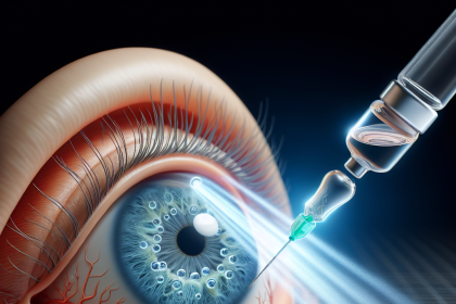 ¿Agua bacteriostática para inyección puede influir en la visión?