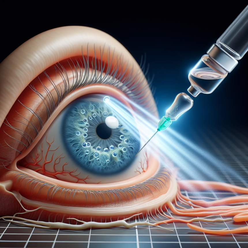 ¿Agua bacteriostática para inyección puede influir en la visión?