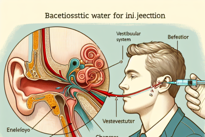 Cómo afecta Agua bacteriostática para inyección al sistema vestibular