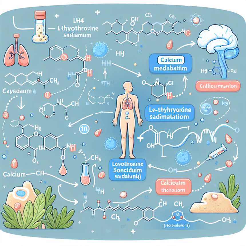 Cómo afecta L-Thyroxine Sodium/Levothyroxine Sodium (LT4 sodium) al metabolismo del calcio