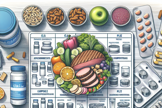 Dieta recomendada durante el uso de CLA