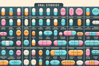 otros esteroides orales: comparativa directa