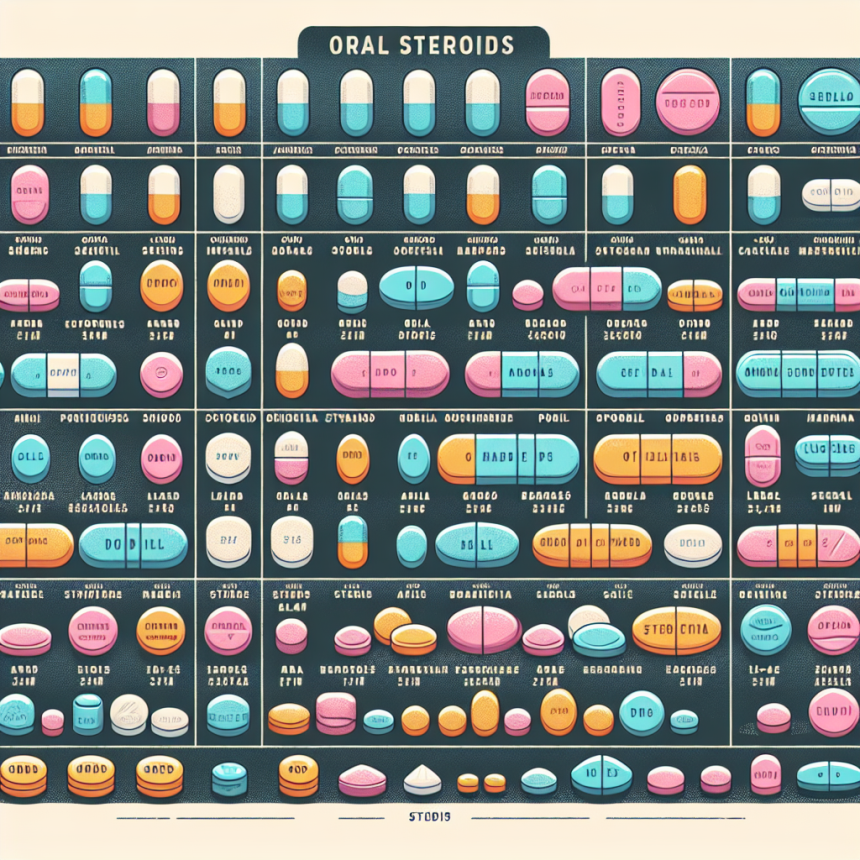 otros esteroides orales: comparativa directa
