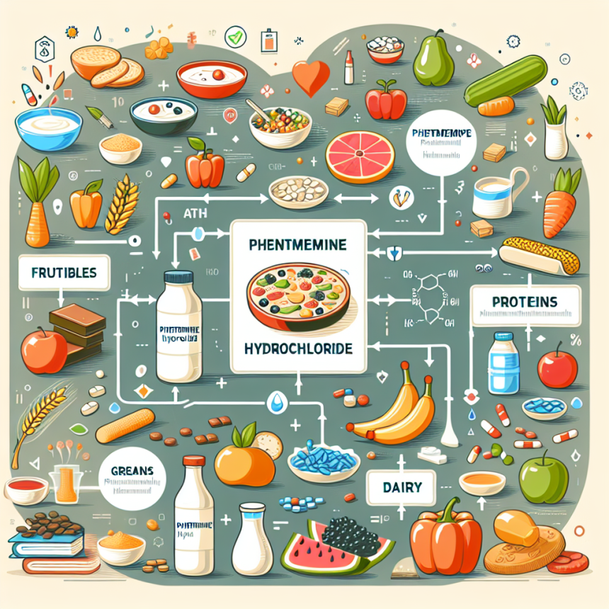 Qué alimentos facilitan el metabolismo de Phentermine Hydrochlorid