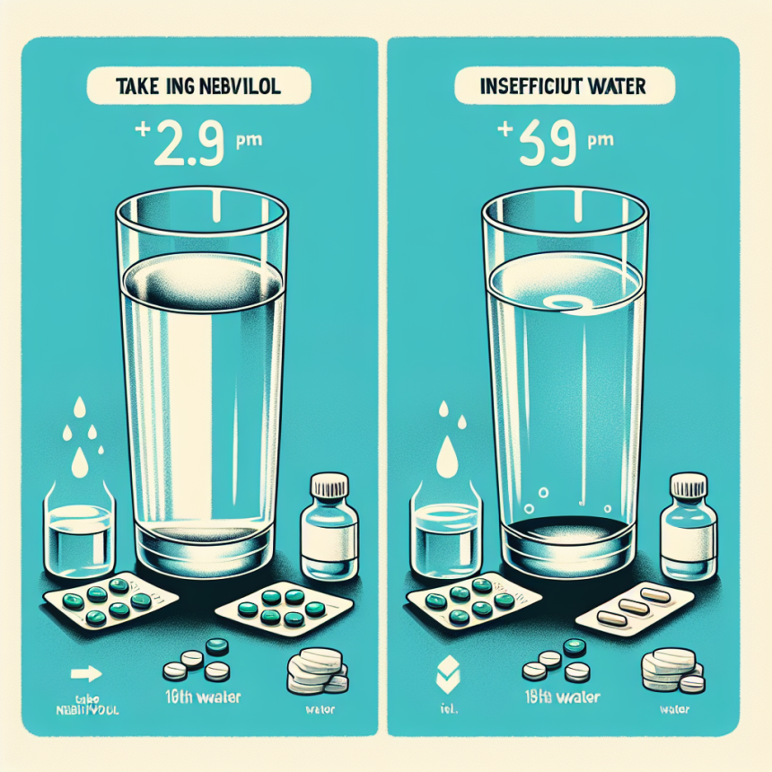 ¿Hay que ajustar el agua al tomar Nebivolol?