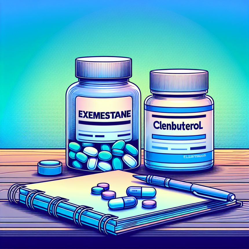 ¿Puede Exemestane usarse junto con clenbuterol?