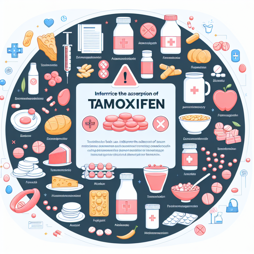Qué alimentos pueden interferir con la absorción de Tamoxifeno
