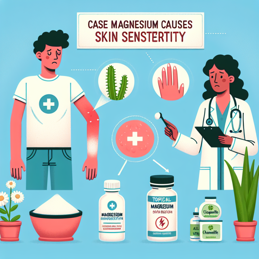 Qué hacer si Magnesium causa sensibilidad en la piel