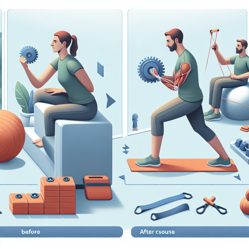 Cómo influye Terapia posterior al curso en ejercicios isométricos