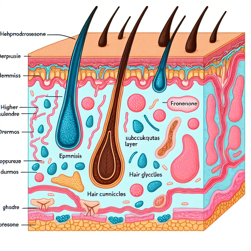 Cómo reacciona la piel al contacto prolongado con Dehydroepiandrosteron