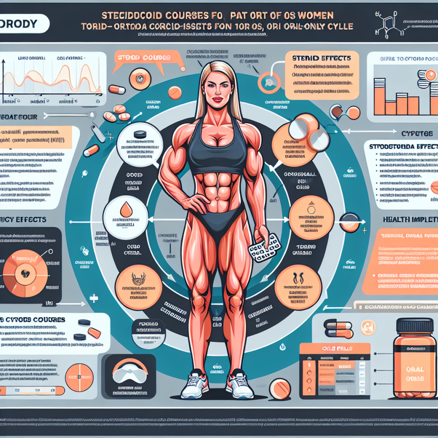 Cursos de esteroides para mujeres como parte de ciclos de solo orales
