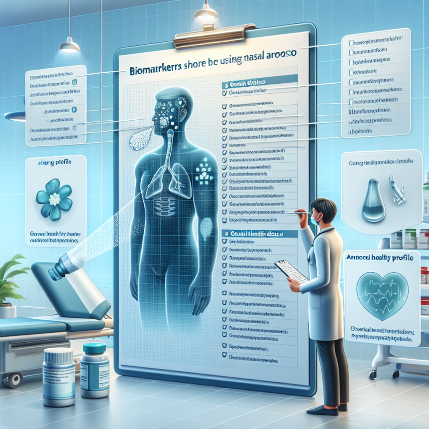 Qué biomarcadores revisar antes de usar Aerosoles nasales