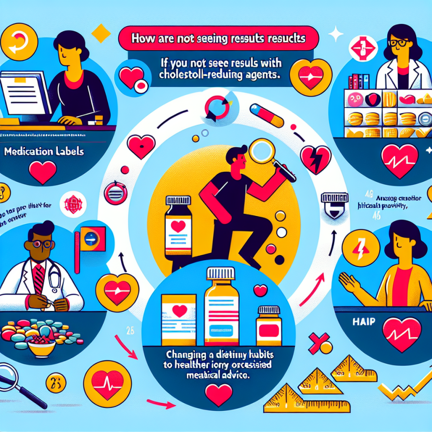 Qué hacer si no ves resultados con Colesterol - agentes reductores