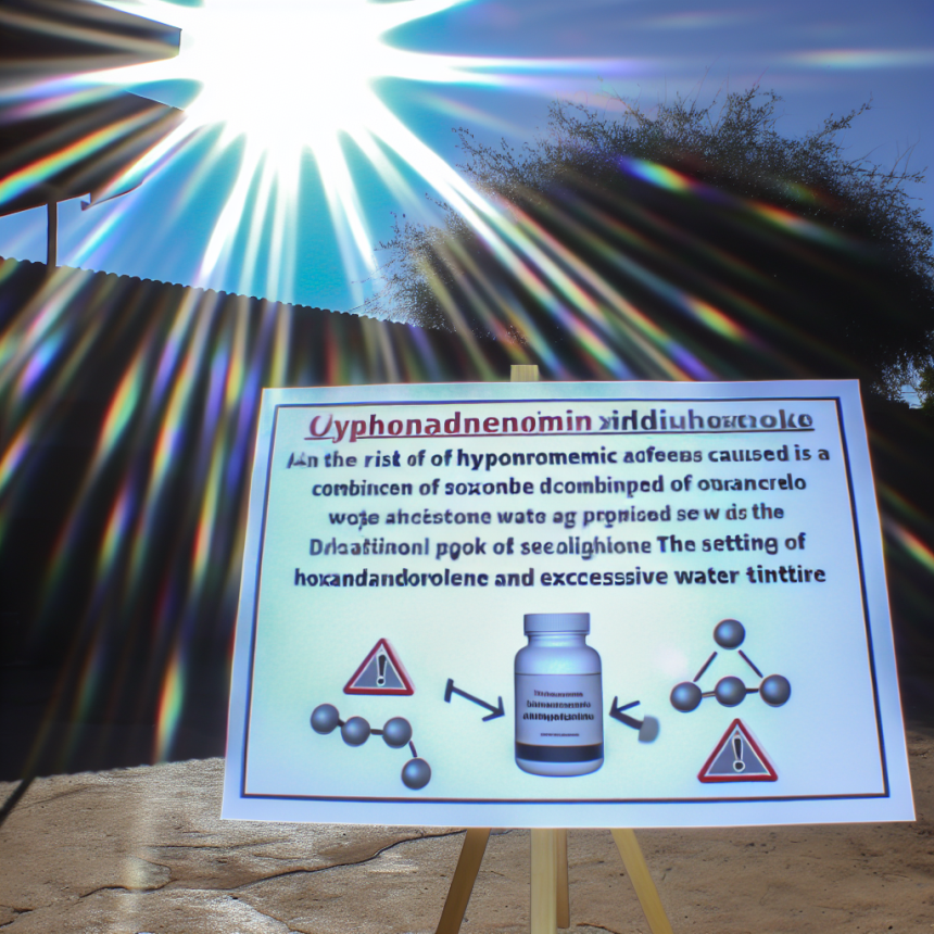 Oxandrolona y exceso de agua: riesgo de hiponatremia